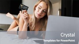  Presentation with home based wound care - PPT layouts enhanced with using laptop computer holding debit background and a  colored foreground