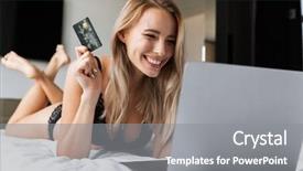  Presentation with home based wound care - PPT layouts with using laptop computer holding debit background and a  colored foreground