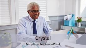  Presentation with medical laptop - Amazing PPT theme having using laptop in an office backdrop and a  colored foreground