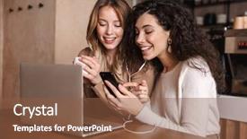  Presentation with coffee music - Presentation consisting of using laptop listening to music background and a tawny brown colored foreground