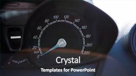  Presentation with mobile phone on car - Slide set having using mobile phone while driving background and a tawny brown colored foreground