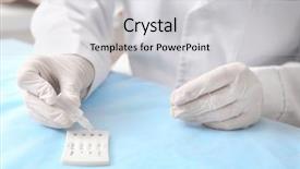  Presentation with hiv test - Cool new slide set with using test for hiv hepatitis backdrop and a light gray colored foreground