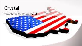  Presentation with washington dc usa map - PPT theme consisting of usmap - map the usa background and a white colored foreground