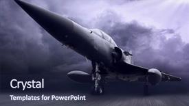  Presentation with military - Cool new theme with usnavy - military airplane on dark sky backdrop and a navy blue colored foreground