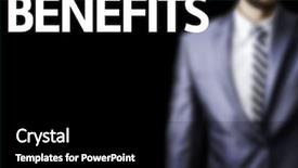  Presentation with usps business - PPT theme with usps - benefits written on a board background and a black colored foreground