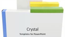  Presentation with food labels - Presentation theme with usps - stack of food boxes background and a white colored foreground