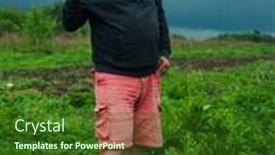  Presentation with elderly - Presentation featuring ussia-drunk-elderly-mustachioed-man background and a forest green colored foreground