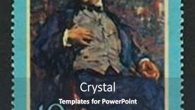  Presentation with ussr - Cool new theme with ussr-circa-1973-postage-stamps backdrop and a tawny brown colored foreground