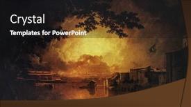  Presentation with joseph - Theme featuring ussr-circa-1977-postcard-printed background and a black colored foreground