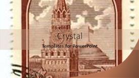  Presentation with ussr - Presentation design consisting of ussr-circa-1982-a-stamp background and a coral colored foreground