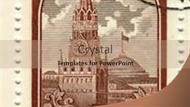  Presentation with ussr - PPT theme having ussr-circa-1982-a-stamp background and a coral colored foreground