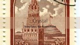  Presentation with ussr - Slide set with ussr-circa-1982-a-stamp background and a coral colored foreground