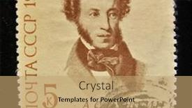  Presentation with ussr - Amazing presentation theme having ussr-circa-1983-a-stamp backdrop and a coral colored foreground