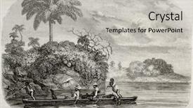  Presentation with central america - Audience pleasing theme consisting of usumacinta river in central america backdrop and a light gray colored foreground