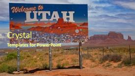 Presentation with sandstone - Audience pleasing theme consisting of utah-united-states-july-24 backdrop and a tawny brown colored foreground