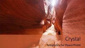  Presentation with living coral - Beautiful slides featuring utah usa unusual colorful sandstone backdrop and a red colored foreground