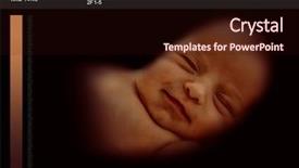  Presentation with baby ultrasound - Amazing slide set having uterus - 3d ultrasound scan of baby backdrop and a wine colored foreground