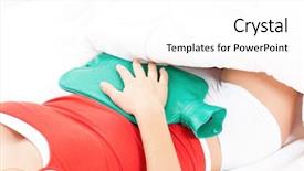  Presentation with uterus - Presentation with dual or two frosty lager background and a cream colored foreground.