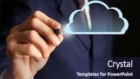  Presentation with storage - Slide deck having  background and a  colored foreground