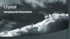  Presentation with tornado - Amazing PPT layouts having utopia - beautiful storm sky with clouds backdrop and a dark gray colored foreground