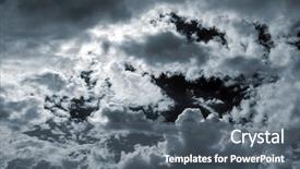  Presentation with storm clouds - PPT layouts having utopia - beautiful storm sky with clouds background and a gray colored foreground