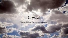  Presentation with sky - Theme enhanced with utopia - cloudy sky background and a soft green colored foreground