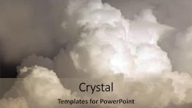  Presentation with storm clouds - Slides having utopia - storm sky with clouds apocalypse background and a coral colored foreground