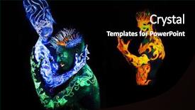  Presentation with glowing light bulbs light bulbs - PPT theme having little cute kid boy near sweet stand with candy canes happy child on christmas market in germany traditional leisure for families on xmas background and a dark gray colored foreground.