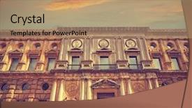  Presentation with granada - Cool new slide deck with v - alhambra of granada carlos v backdrop and a coral colored foreground