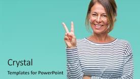  Presentation with middle east camel caravan - Amazing theme having v - middle age senior hispanic woman backdrop and a seafoam green colored foreground