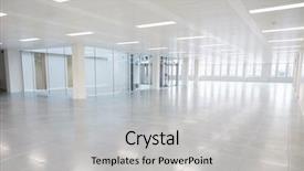  Presentation with space - Audience pleasing presentation consisting of vacant open plan office space backdrop and a light gray colored foreground