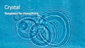  Presentation with sea water - Amazing theme having businessman pressing copyright key icon backdrop and a teal colored foreground.