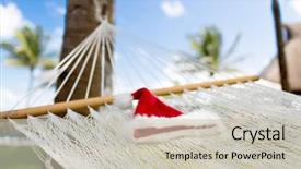  Presentation with holiday - Beautiful PPT theme featuring vacation christmas and holiday concept backdrop and a soft green colored foreground