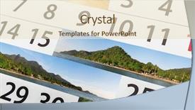  Presentation with beautiful spanish landscape costa blanca - Slides with vacation plans - calendar with beautiful landscape background and a  colored foreground