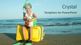  Presentation with holiday destination - Slides having vacation plans - travel summer holiday - travel background and a light blue colored foreground