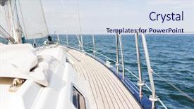  Presentation with vacation - Audience pleasing slide deck consisting of vacation travel cruise and leisure backdrop and a sky blue colored foreground