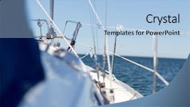  Presentation with yachting - PPT theme with vacation travel cruise and yachting background and a  colored foreground