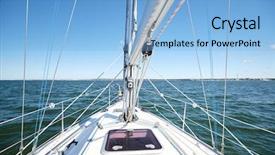  Presentation with yachting - Theme with vacation travel cruise and yachting background and a  colored foreground