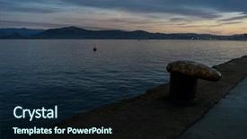  Presentation with vacation - Presentation having vacation view of the santander background and a wine colored foreground