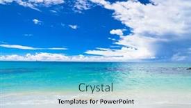  Presentation with sunshine - Colorful PPT layouts enhanced with vacation wallpaper sunshine surf backdrop and a teal colored foreground