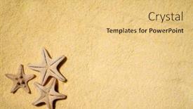  Presentation with summer time - Slide deck featuring vacations-and-summer-time-concept background and a yellow colored foreground