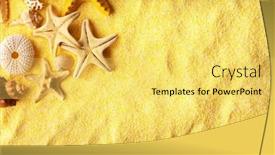  Presentation with summer time - PPT layouts with vacations-and-summer-time-concept background and a yellow colored foreground