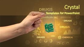  Presentation with plastic bag - Colorful PPT theme enhanced with vacuum plastic bag with scholar backdrop and a tawny brown colored foreground