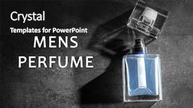  Presentation with cologne - Audience pleasing presentation theme consisting of dark vador - men's perfume bottle of cologne backdrop and a black colored foreground