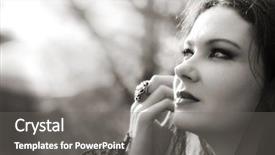  Presentation with old black men - Colorful PPT theme enhanced with vail - young woman in old style backdrop and a gray colored foreground