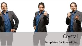  Presentation with angry - Cool new slide set with vains - handsome young man angry gesturing backdrop and a  colored foreground