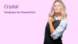  Presentation with black - Presentation theme featuring vains - young shop owner wearing black background and a white colored foreground