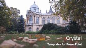 Presentation with budapest - Presentation consisting of vajdahunyad-castle-with-beautiful-sunlight background and a tawny brown colored foreground