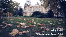  Presentation with budapest - Slides consisting of vajdahunyad-castle-with-beautiful-sunlight background and a tawny brown colored foreground