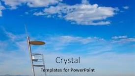  Presentation with beach - Beautiful PPT theme featuring valencia-malvarrosa-beach-las-arenas backdrop and a light blue colored foreground